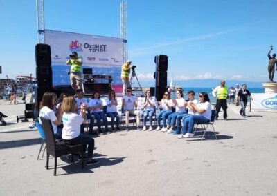 Body percussion performance in Ohrid